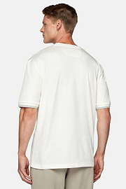 T-shirt van biologische katoenmix, White, hi-res