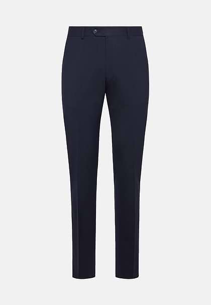 Trousers in Travel Wool, Grey, hi-res