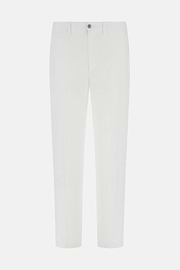 Pantalon En Lin, Blanc, hi-res