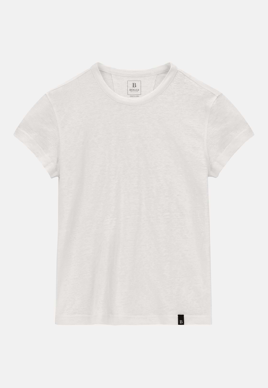 T-shirt en lin stretch, Blanc, hi-res, 5