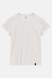 T-shirt en lin stretch, Blanc, thumb, 5