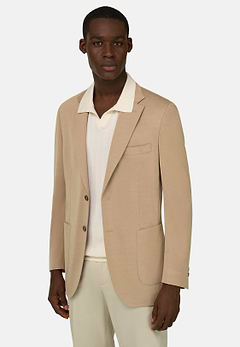 Giacca In Misto Cotone Crepe Solaro B Jersey