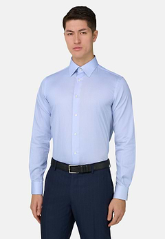 Hemd aus Baumwoll-Twill Regular Fit