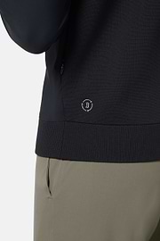 Navy Recycled and Technical Jersey Waistcoat, Navy blue, hi-res