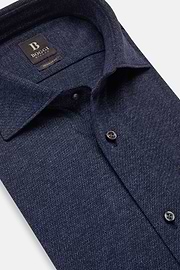 Regular Fit Cotton Jersey Polo Shirt, Navy blue, hi-res