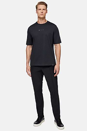 High-Performance Jersey T-Shirt, Charcoal, hi-res