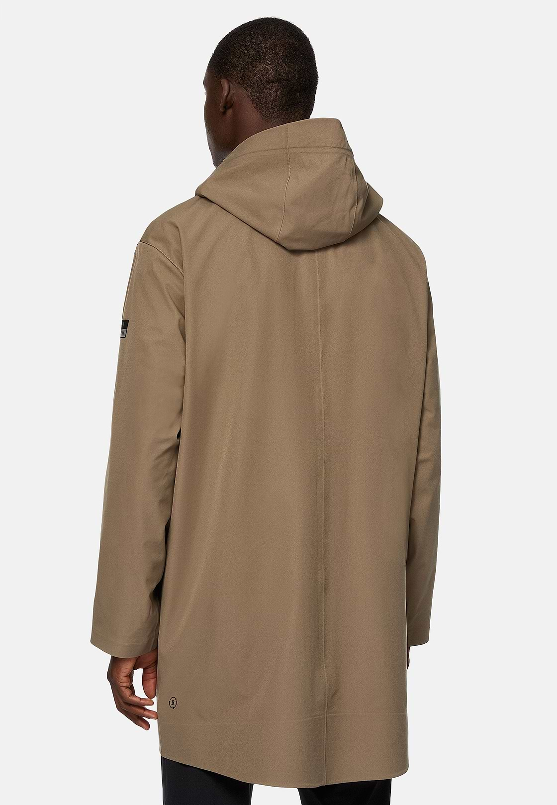 Újrahasznosított technikai anyagból készült B Tech parka, Taupe, hi-res