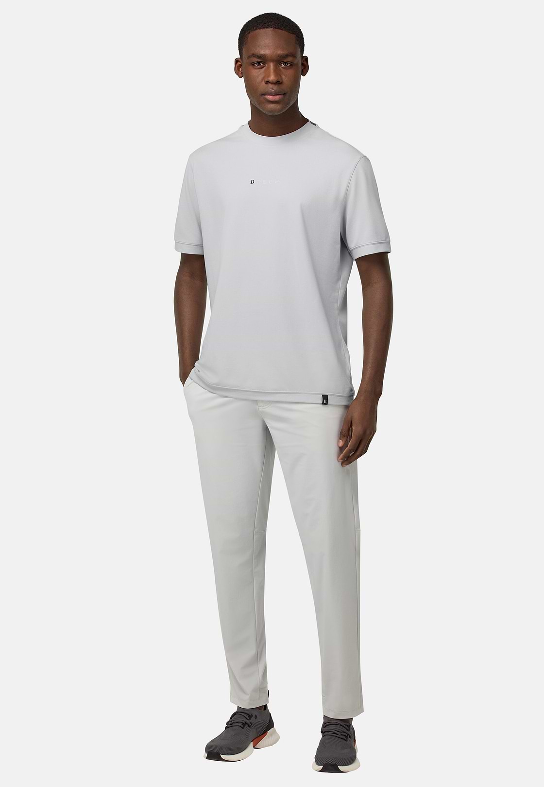 S.Cafè® High-Performance Piqué T-Shirt, Ice, hi-res