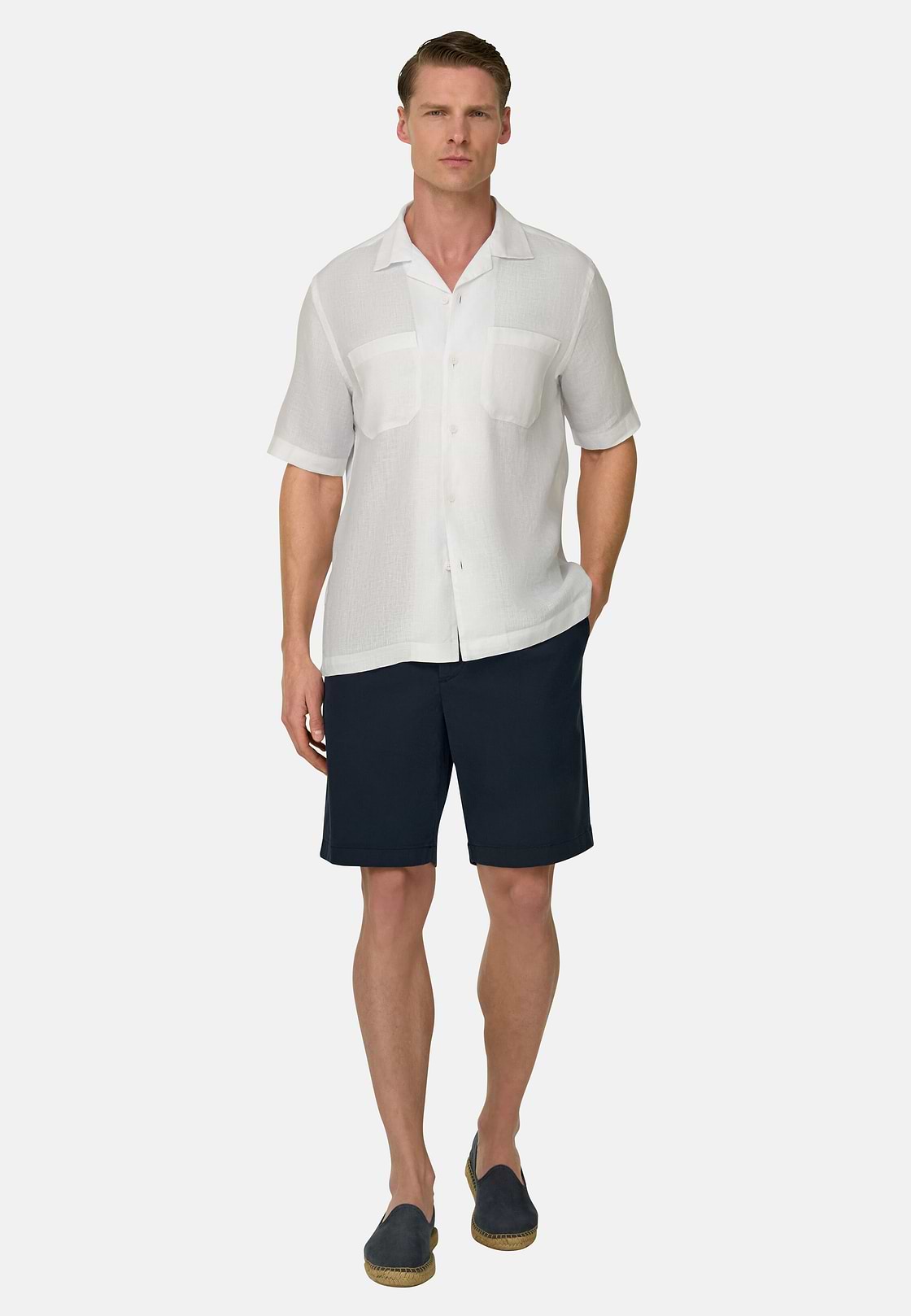Bermuda Summer En Coton Extensible, bleu marine, hi-res, 3