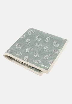 Paisley Print Silk Pocket Square