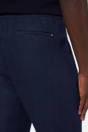 City Linen Pants, Navy blue, hi-res