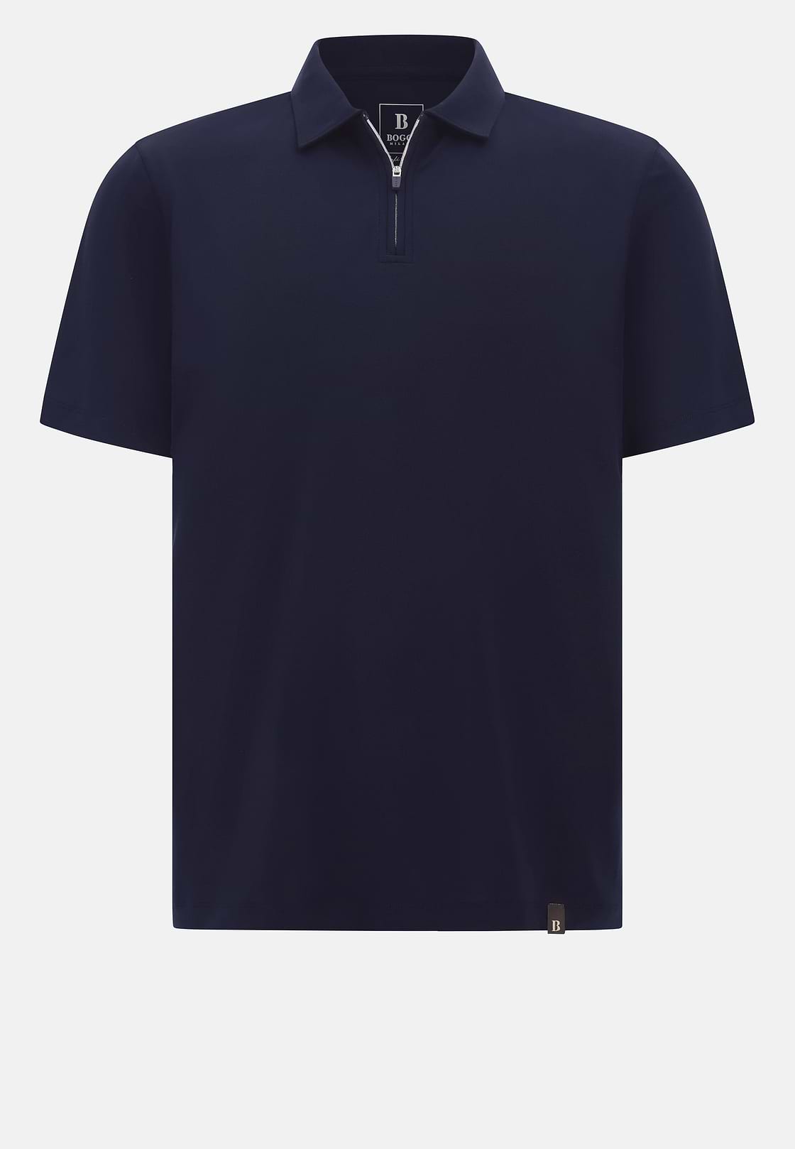 Polo de piqué de alto rendimiento S.Cafè®, Azul  Marino, hi-res