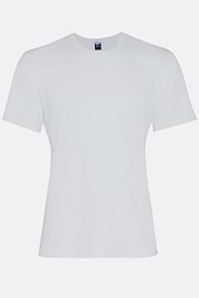 Stretch Cotton Jersey T-shirt, White, hi-res