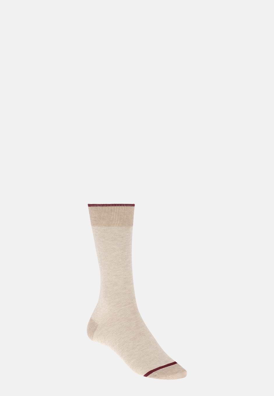 Mikrostreifen-Socken, Creme, hi-res