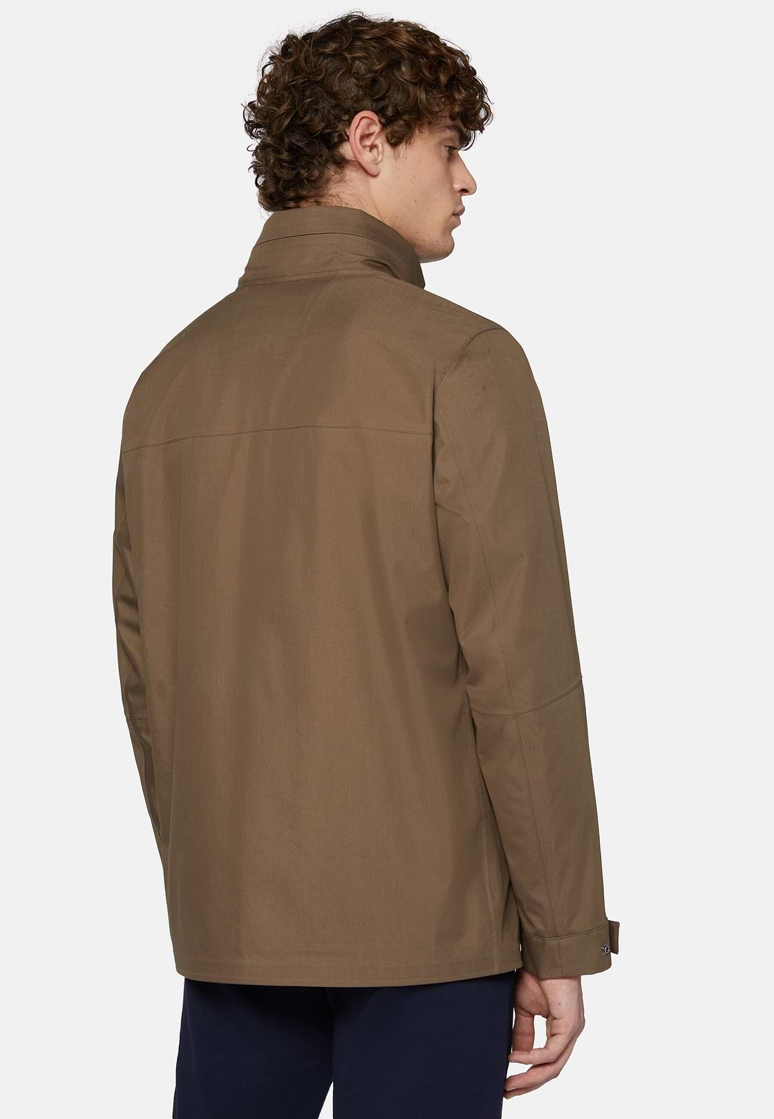 Field Jacket In Cotton Nylon, Taupe, hi-res