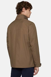 Field Jacket In Cotton Nylon, Taupe, hi-res