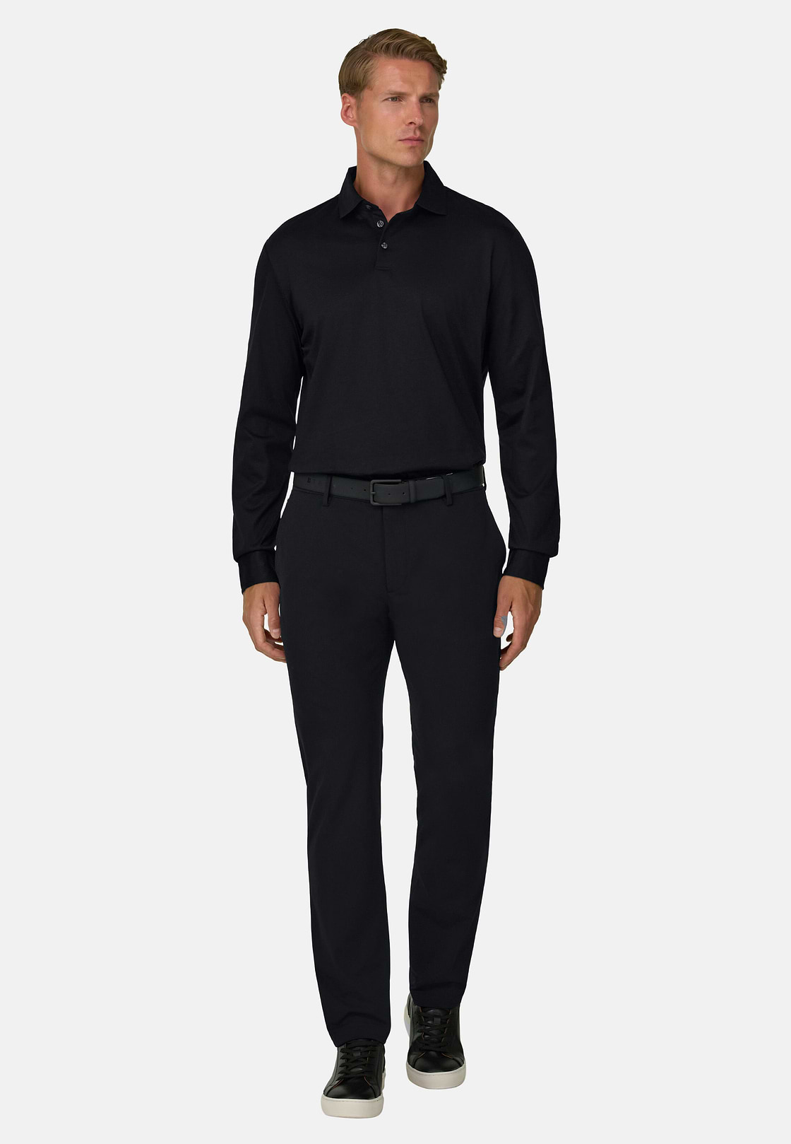 B Tech Stretch Performance Nylon Trousers, Black, hi-res, 2