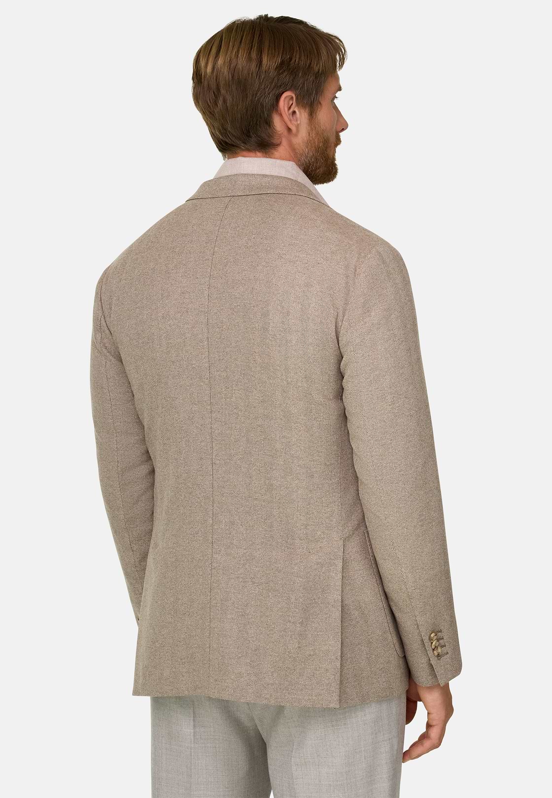 Giacca Resca in Lana Cashmere, Taupe, hi-res, 4