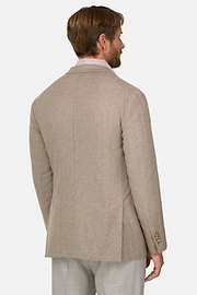 Giacca Resca in Lana Cashmere, Taupe, thumb, 4