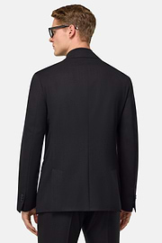 Travel wool jacket, Black, hi-res