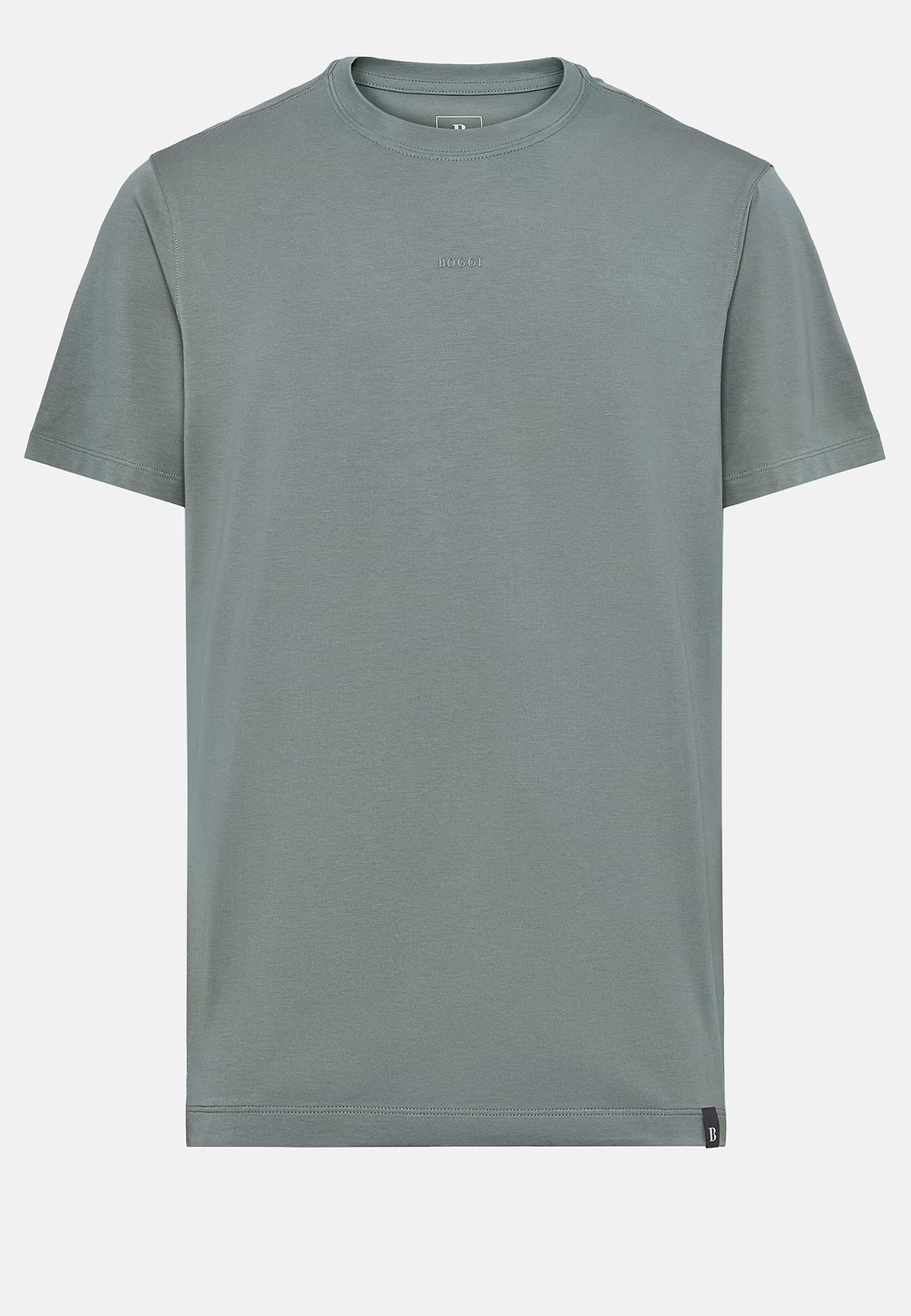 Camiseta De Algodón Supima Elástico, Verde, hi-res