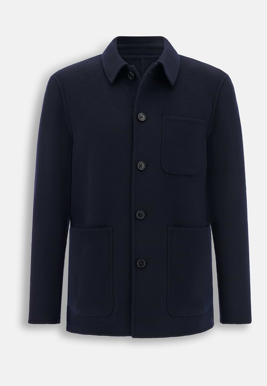 Shacket in Wool, Navy blue, hi-res, 6