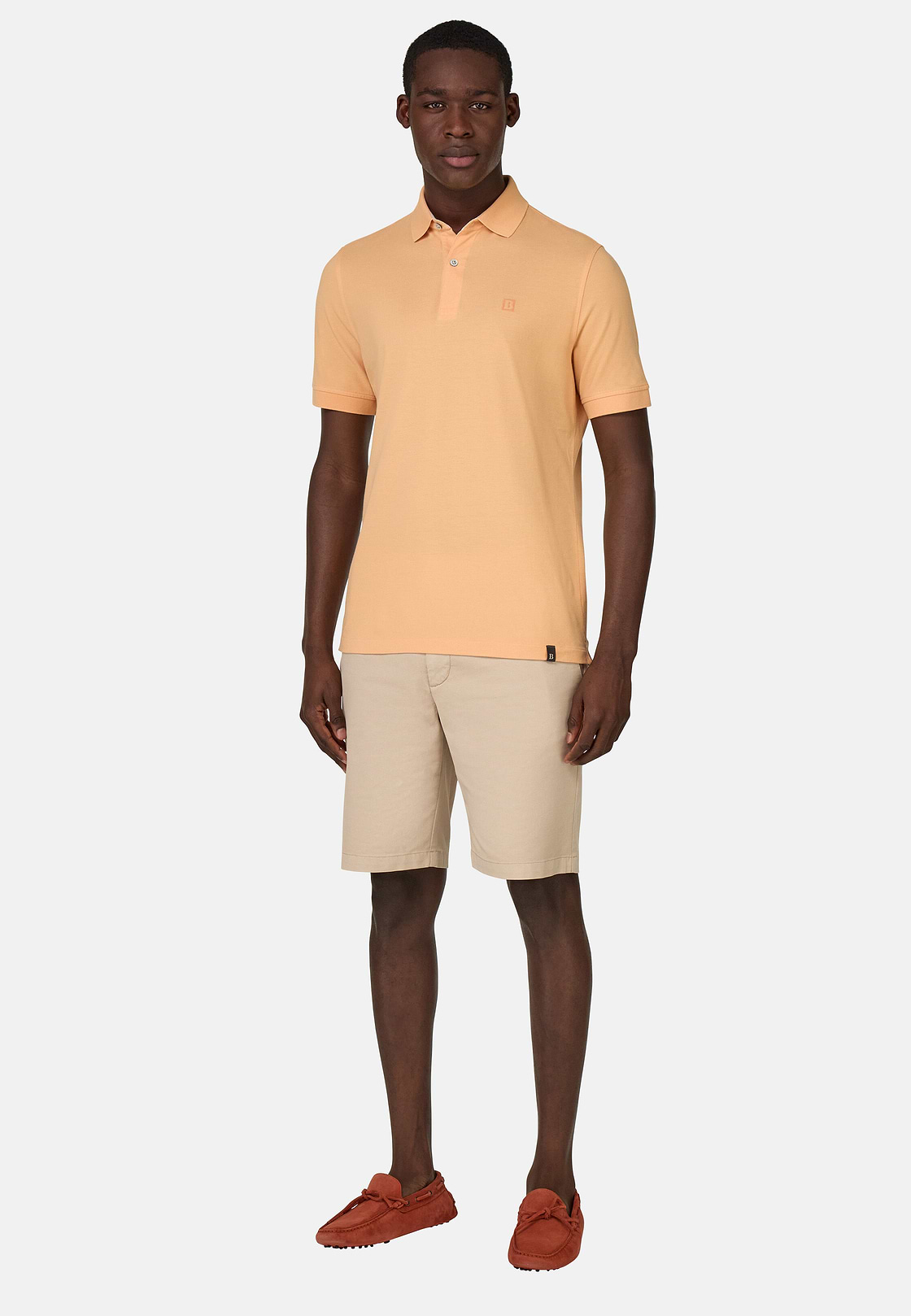 Bermudas in Stretch Cotton, Sand, hi-res