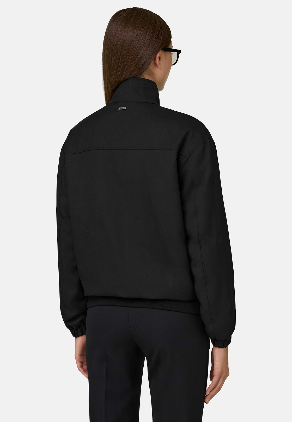 Padded Wool Blouson, Black, hi-res, 4