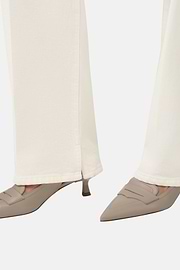 Cotton Denim Jeans, OFFWHITE, thumb, 4