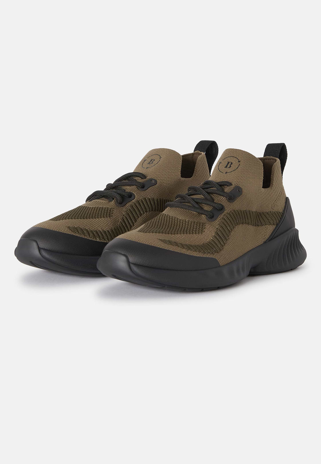 Sneakers Willow Verdi In Filato Riciclato, Militare, hi-res