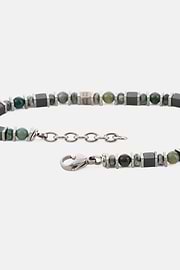 Edelstahl-Armband Mit Sodalith-Perlen, Grün, thumb, 3
