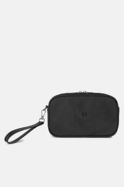 Clutch in technical fabric, Black, hi-res