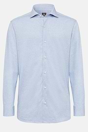 Regular Fit Cotton Jersey Polo Shirt, Light Blue, hi-res