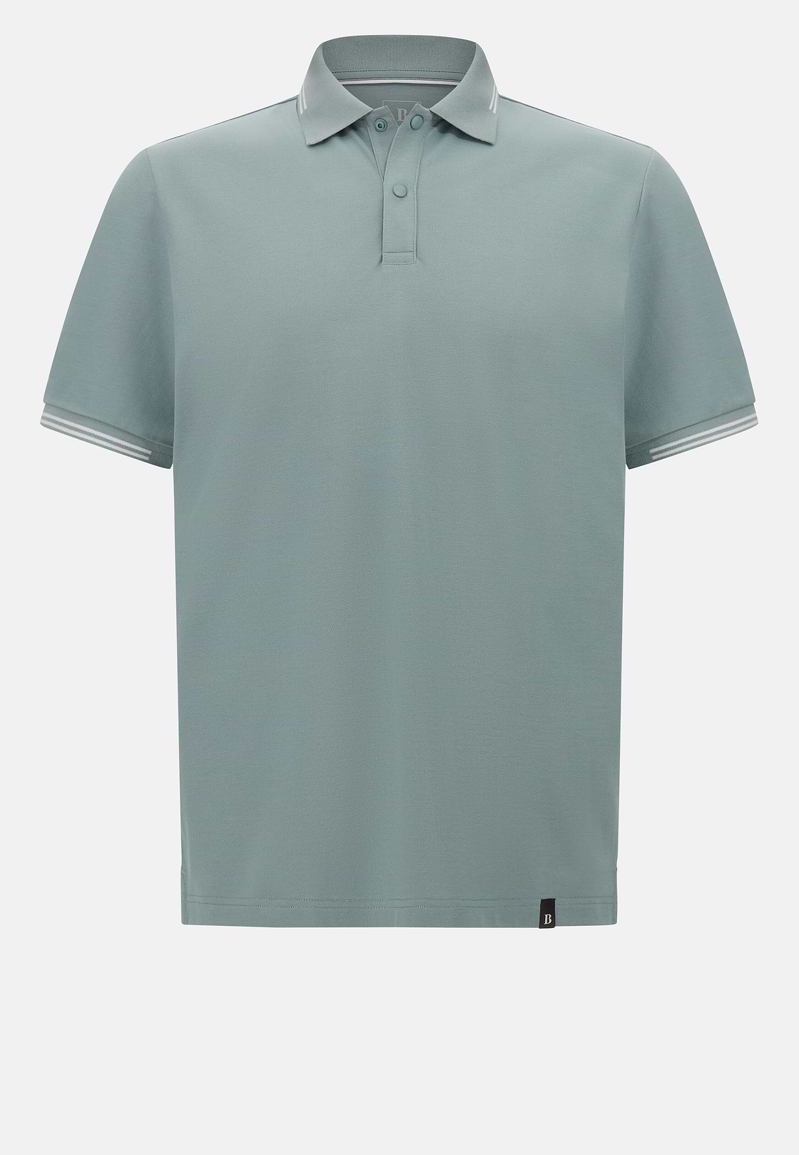 Cool Jade-Fresh Piqué Polo Shirt, Light Green, hi-res