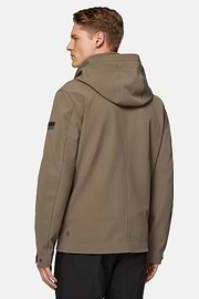 B Tech Recycled Technical Fabric Jacket, Taupe, hi-res