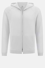 Jersey Con Media Cremallera De Lana Merina, Hielo, thumb, 5