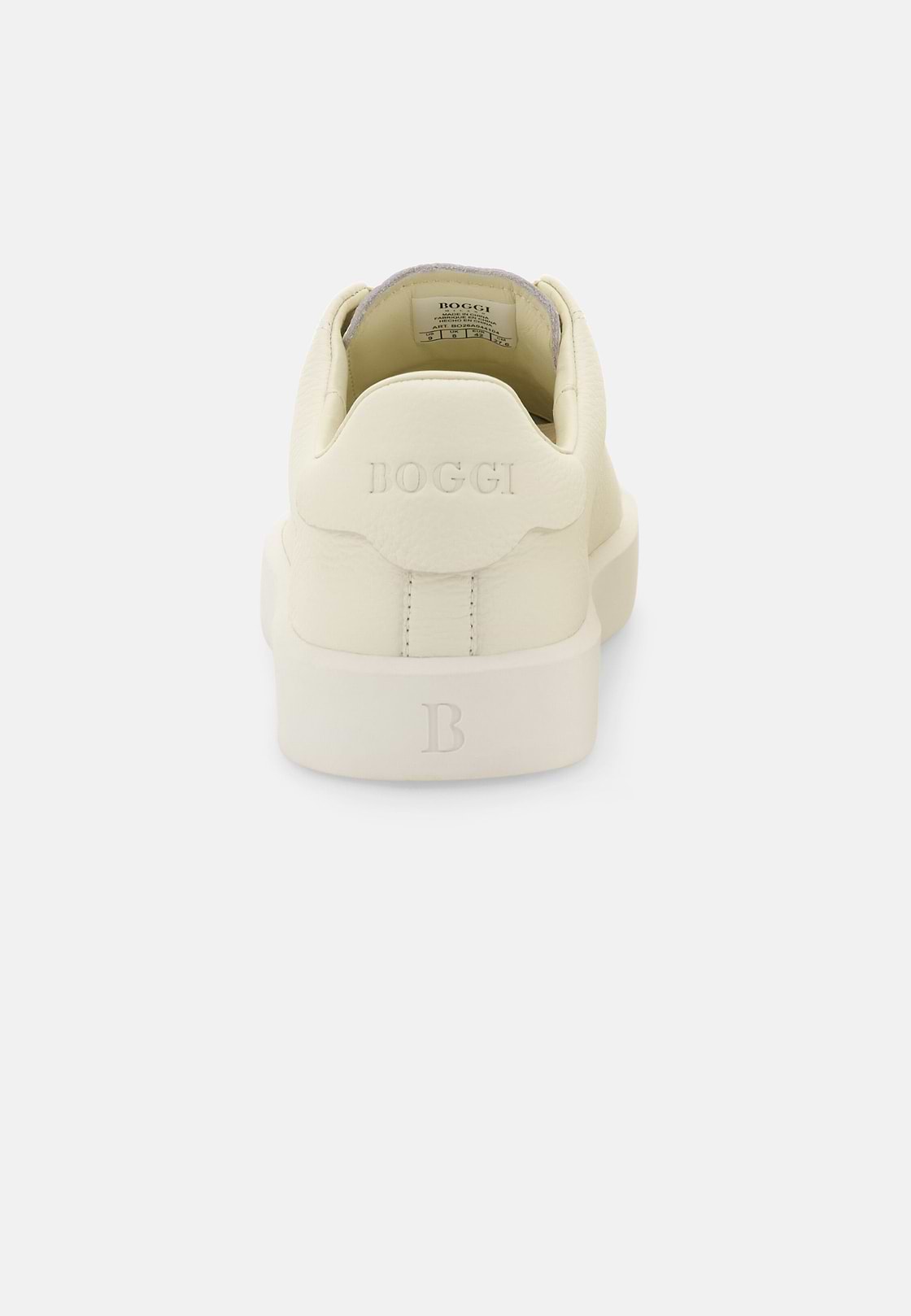 Essence Trainers in Grained Leather, White, hi-res, 5