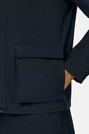 Bomberjacke aus technischem Gewebe B Tech, Navy blau, thumb, 5