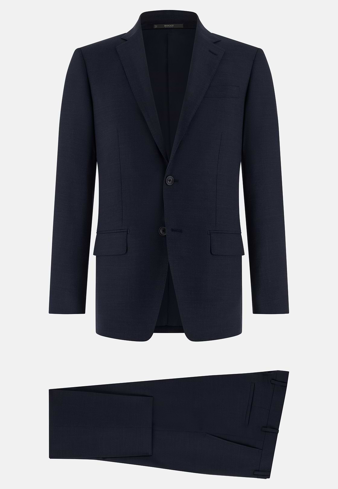 Abito Principe Di Galles Lana Stretch, Navy, hi-res, 6