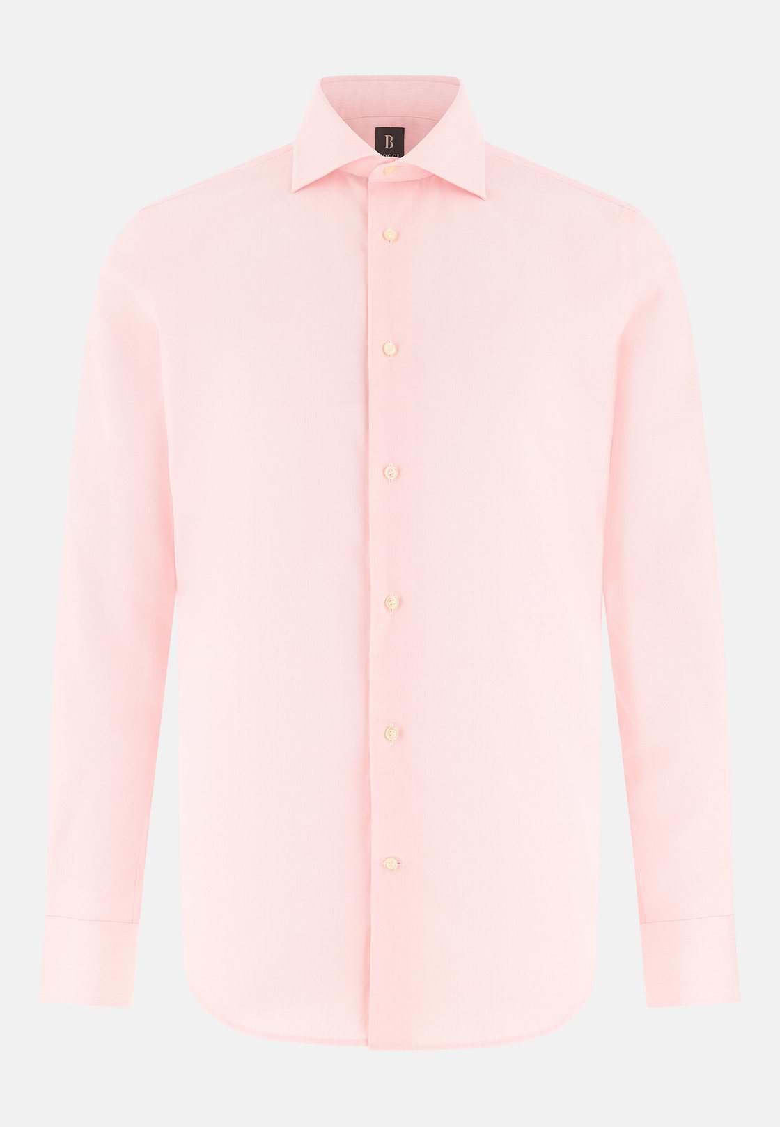 Camicia A Righe In Cotone Regular Fit, Rosa, hi-res, 6