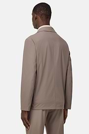Veste B Tech En Nylon Stretch, Boue, hi-res