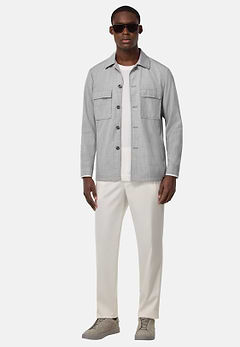 Giacca Camicia Link In Lana