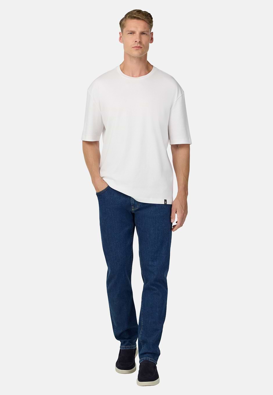 Pima Cotton T-Shirt, White, hi-res