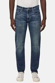 Dark Blue Stretch Denim Jeans, Dark Blue, hi-res