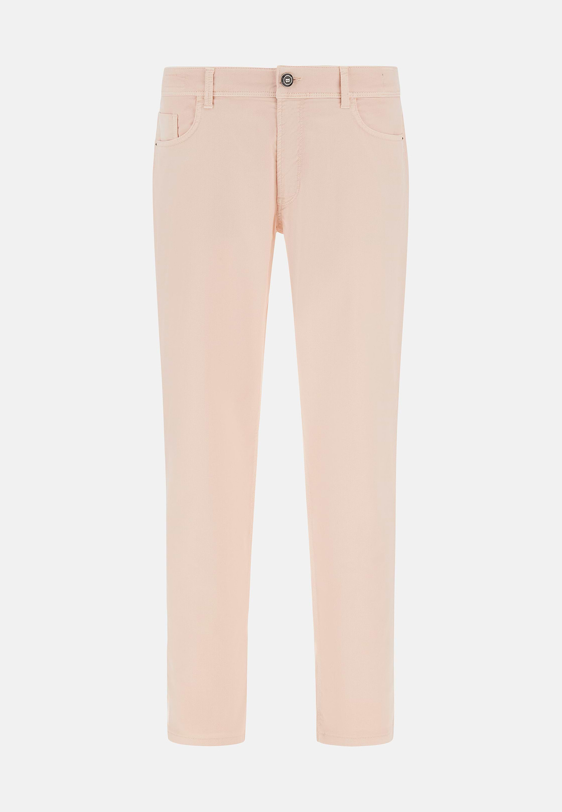 Stretch Cotton/Tencel Jeans, Pink, hi-res
