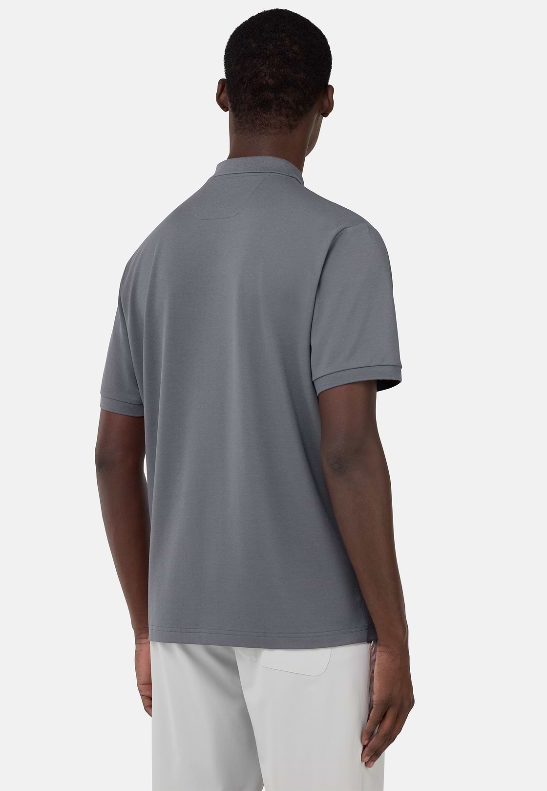 Polo En Piqué Cool Jade-Fresh, Charbon, hi-res