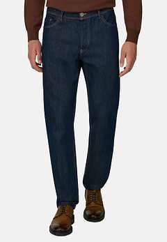 Jeans in Dark Blue Denim