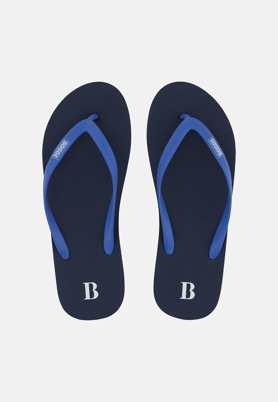 Tongs En Caoutchouc, Bleu, hi-res