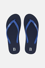 Tongs En Caoutchouc, Bleu, hi-res