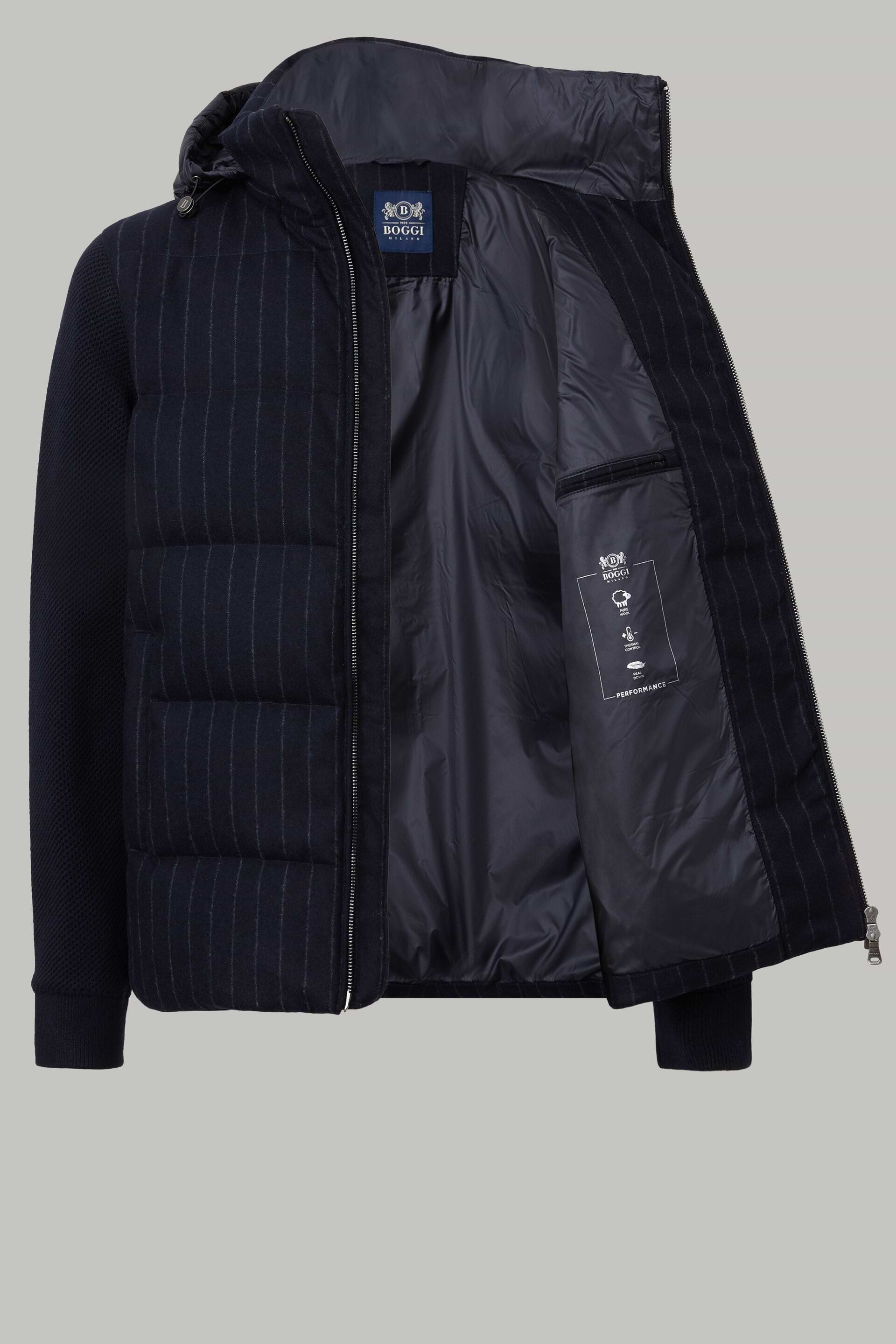 Maxi hood bomber jacket Down jacket, Parka, Casual jackets